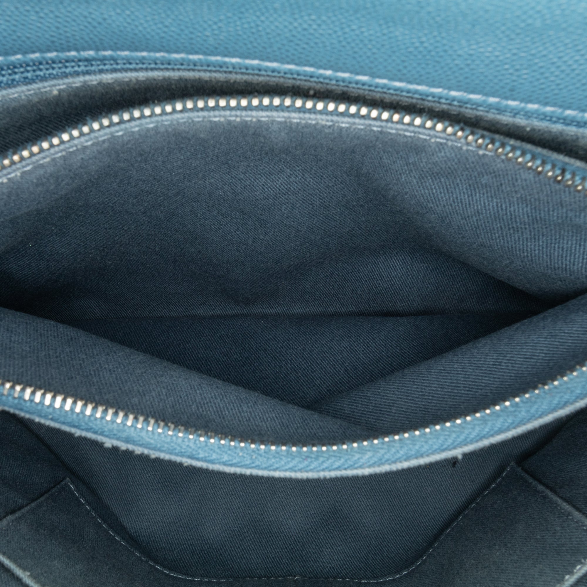 Chanel | Pre-Owned Large Caviar Coco Top Handle Bag - II | Blue/Navy