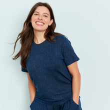 Ultra-Soft French Terry Tee | Botanical Blue