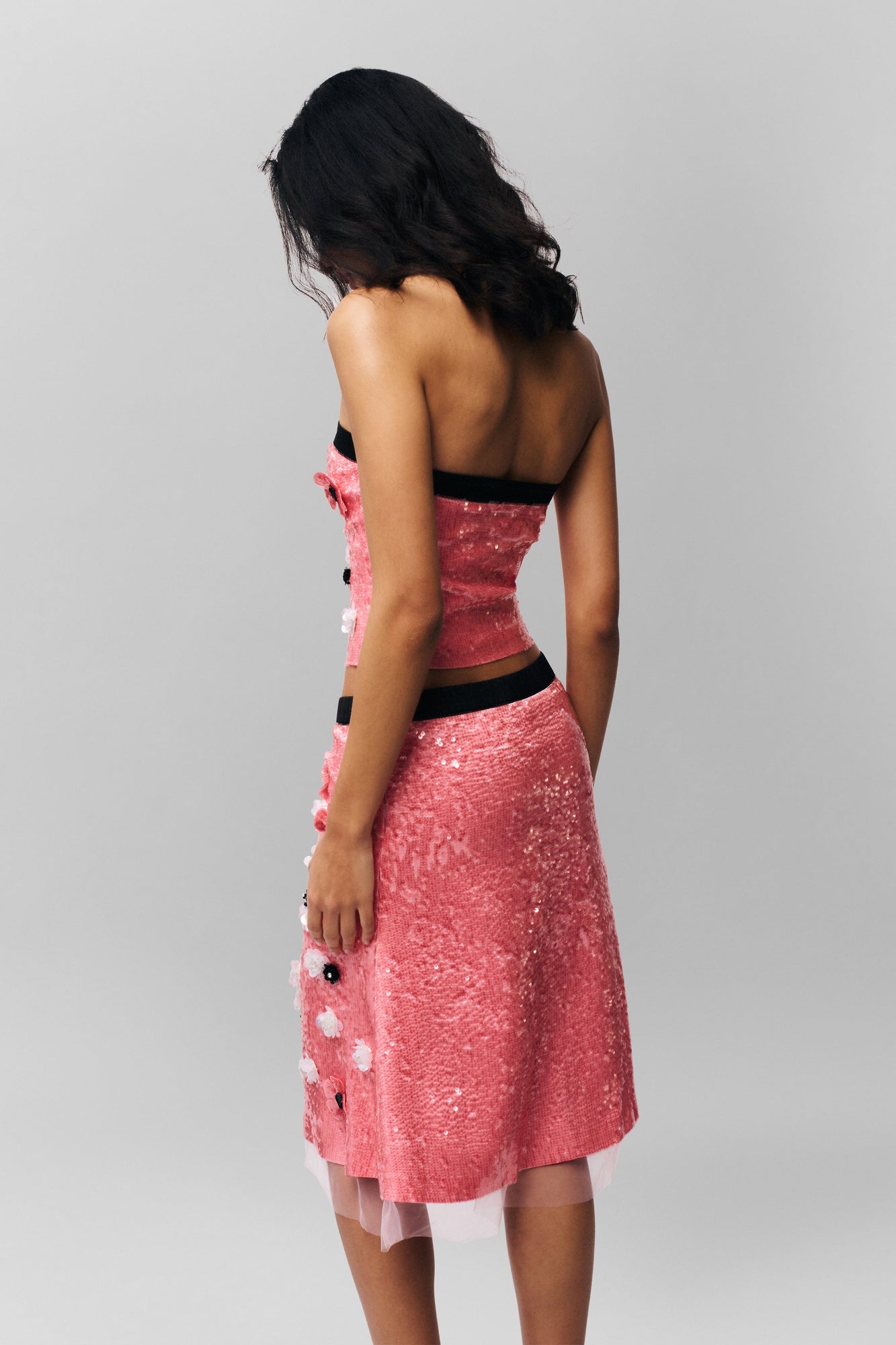 Womens | Ambroise Sequin Tube Top | Ballet Slipper
