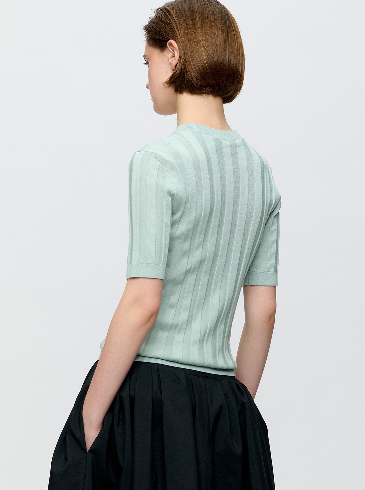 Deeda Crewneck Sweater | Pale Turquoise