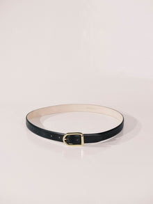 Mija Leather Corduroy Black Gold | Black Leather Corduroy & 24K Gold