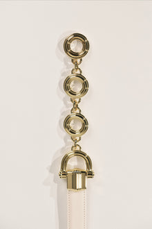 Elysees Belt | Ivory & 24K Gold