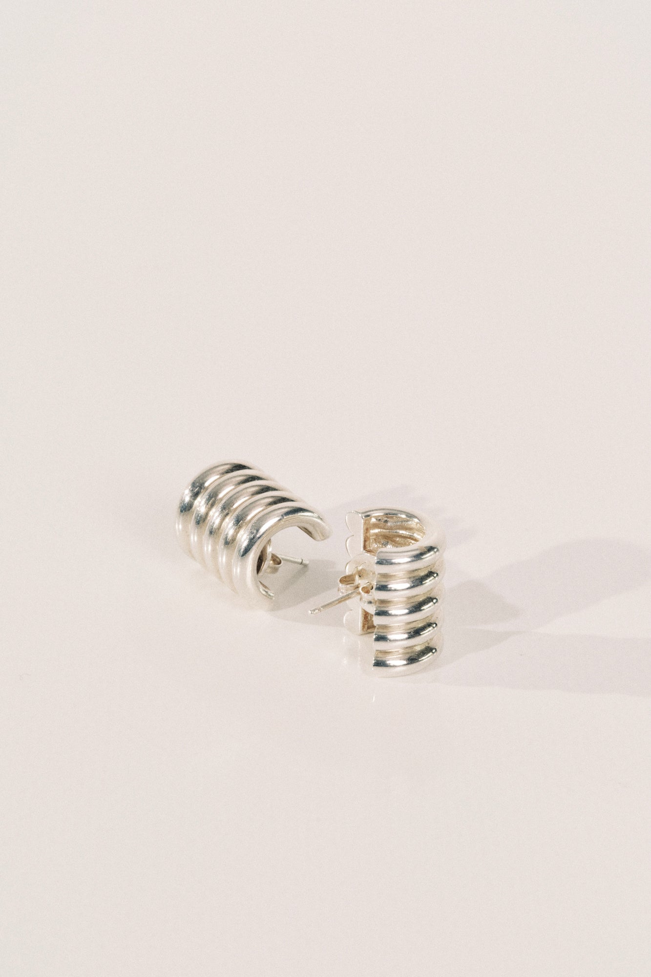 Hollyhock Earrings Medium | Sterling Silver