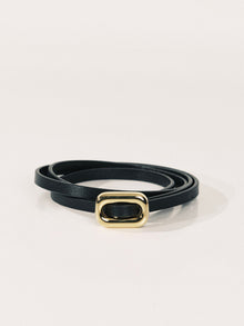 Venura Belt | Black & 24K Gold