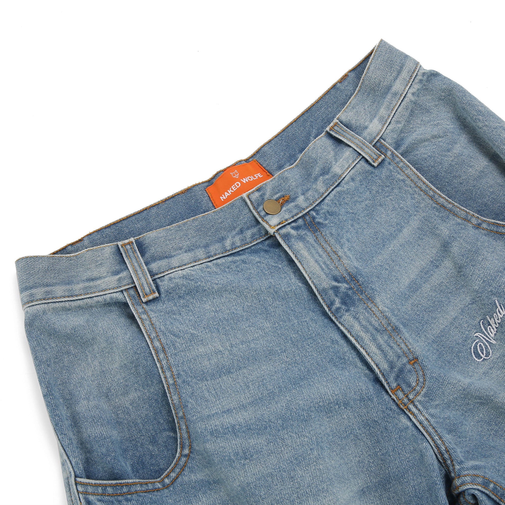Mens | Signature Baggy Denim Jean | Light Blue