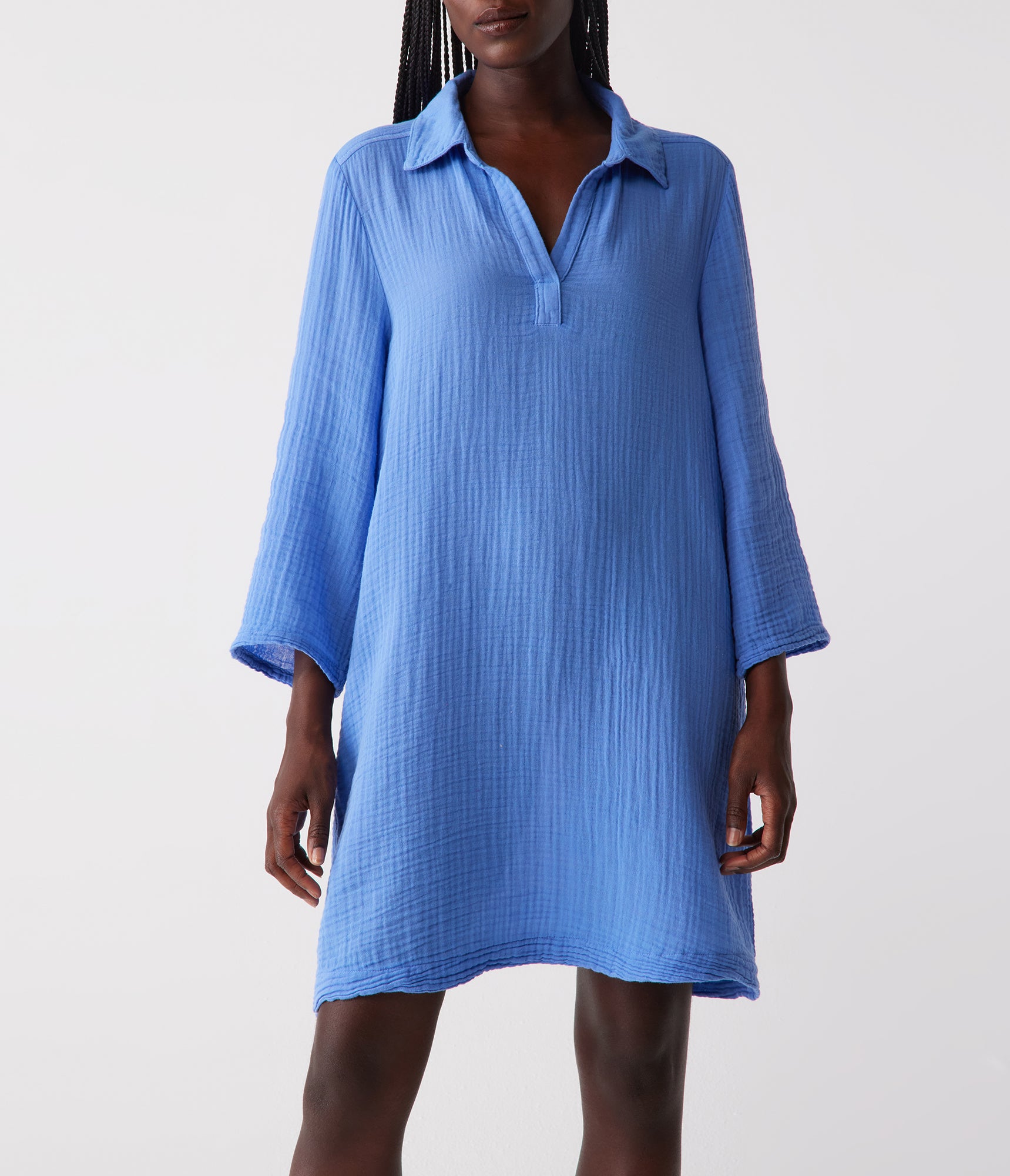 Kini Collared Tunic Dress | Salt Water