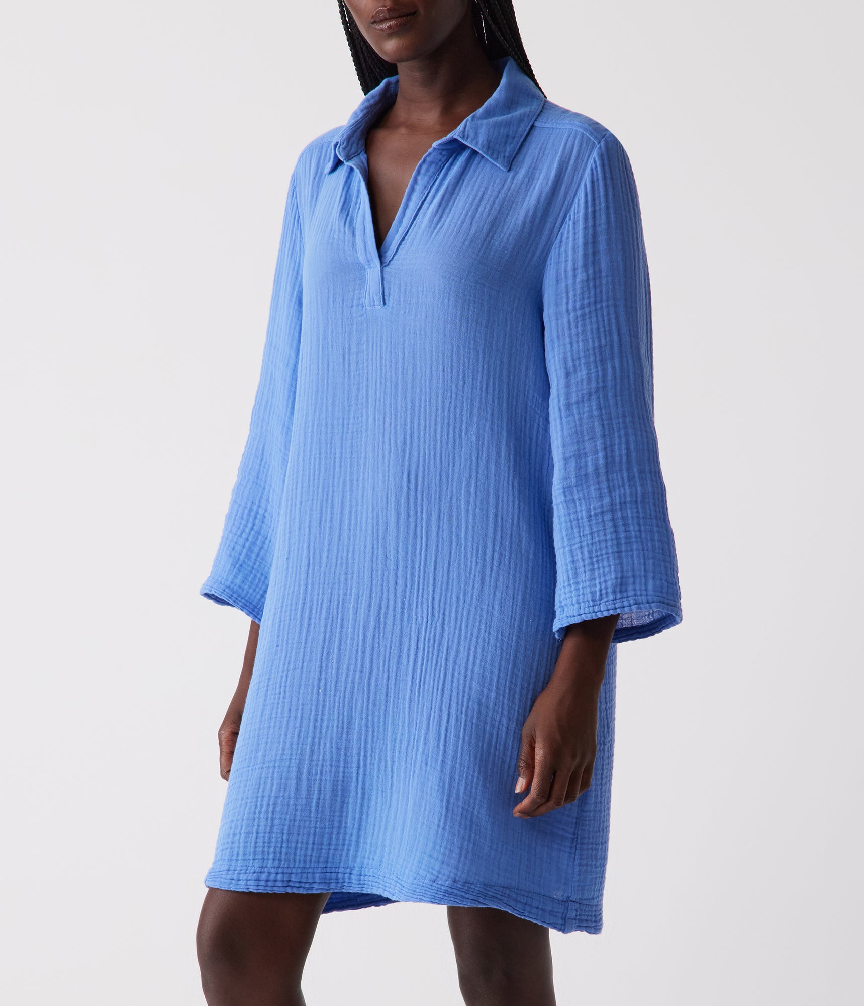 Kini Collared Tunic Dress | Salt Water