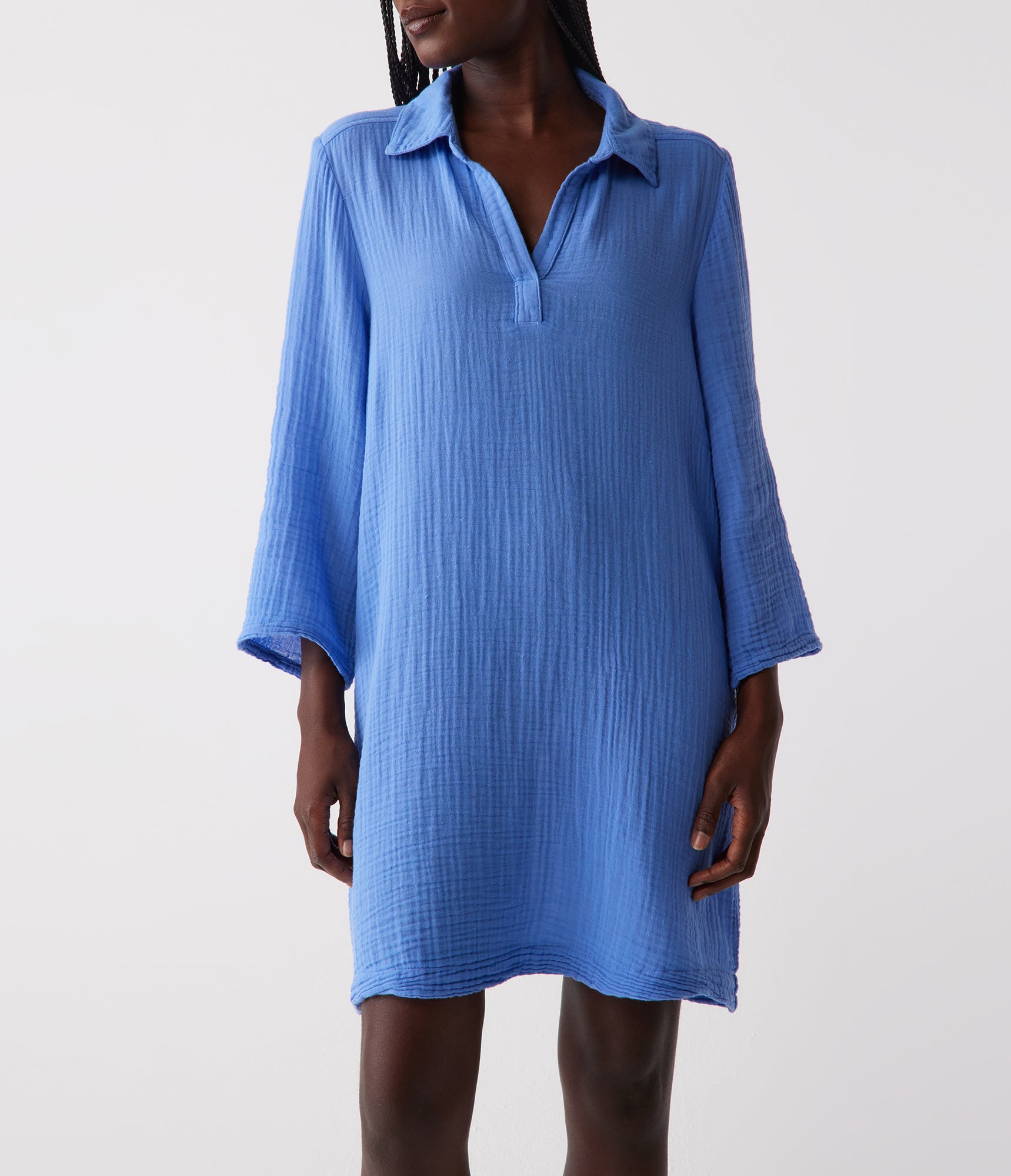 Kini Collared Tunic Dress | Salt Water