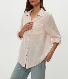 Ernie Button Down w/ Pocket | Lychee