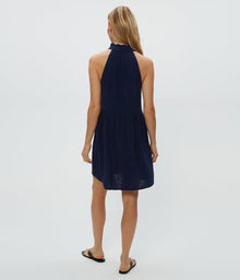 Alessa Dot Gauze Dress | Nocturnal