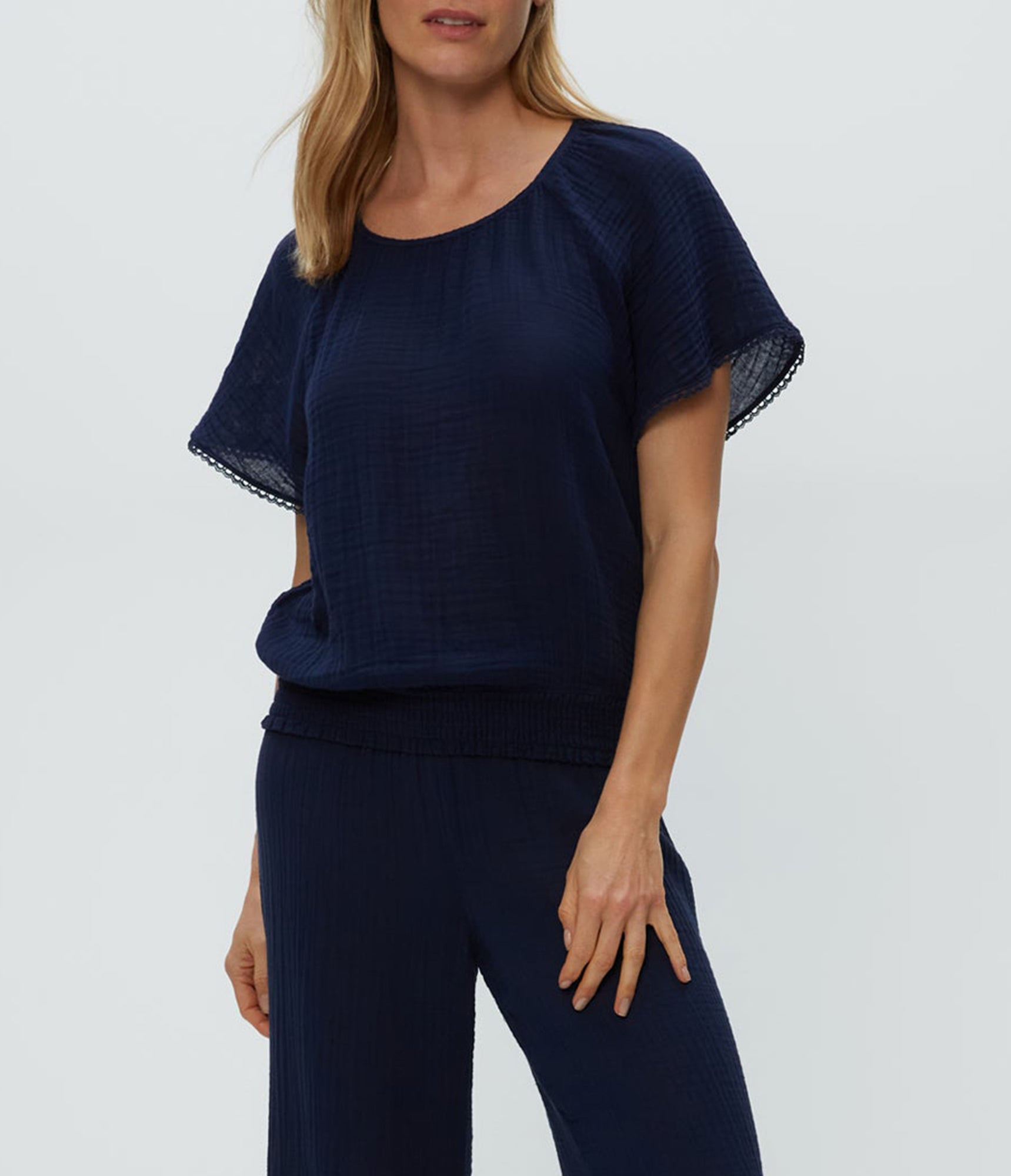 Freema Smocked Top | Nocturnal