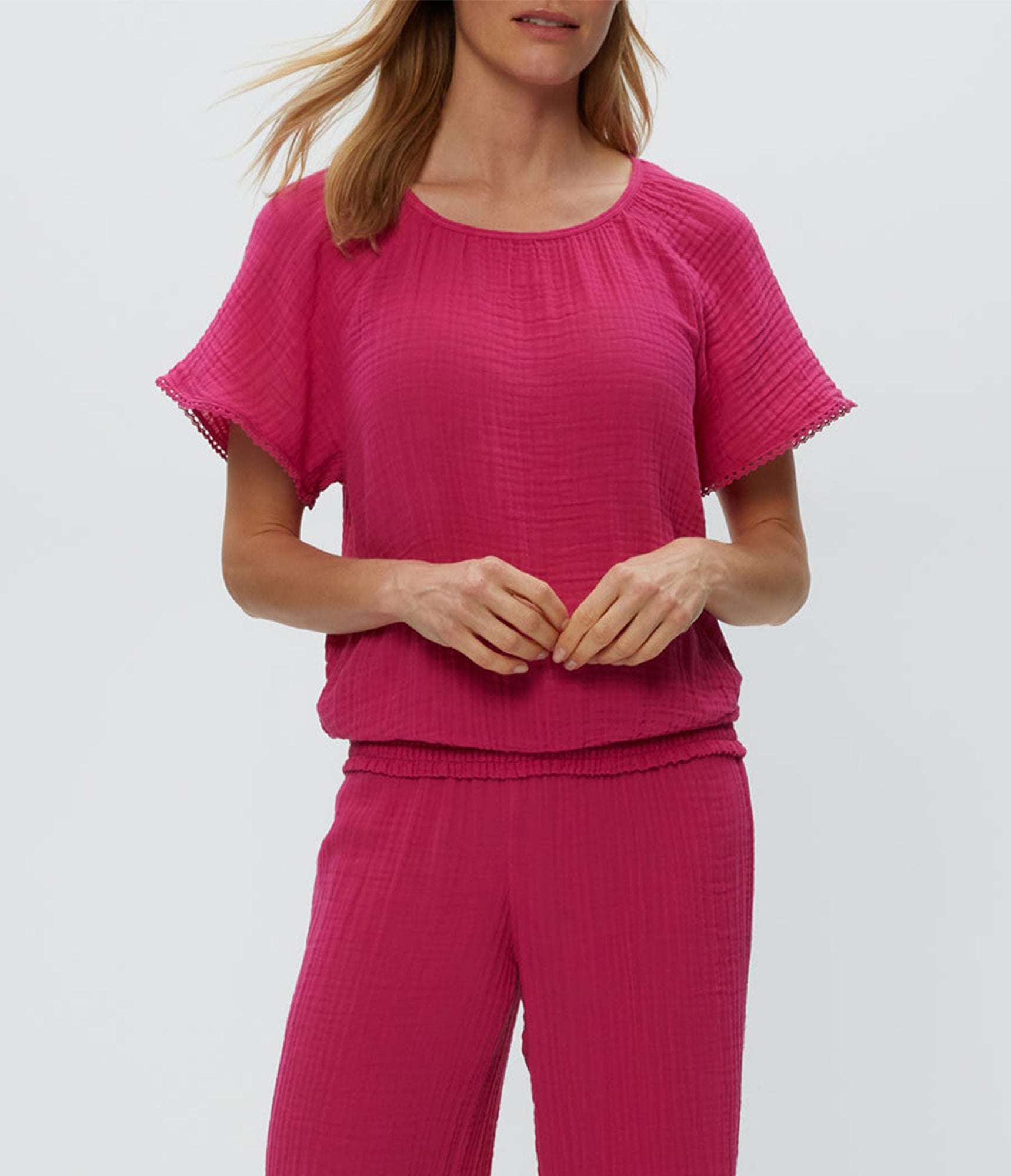 Freema Smocked Top | Pitaya