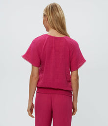 Freema Smocked Top | Pitaya