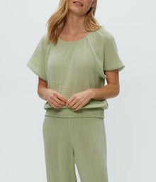 Freema Smocked Top | Seacrest