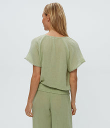 Freema Smocked Top | Seacrest