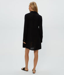 Kimberly Shirt Waist Dress | Black