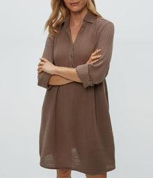 Kimberly Shirt Waist Dress | Cobblestone