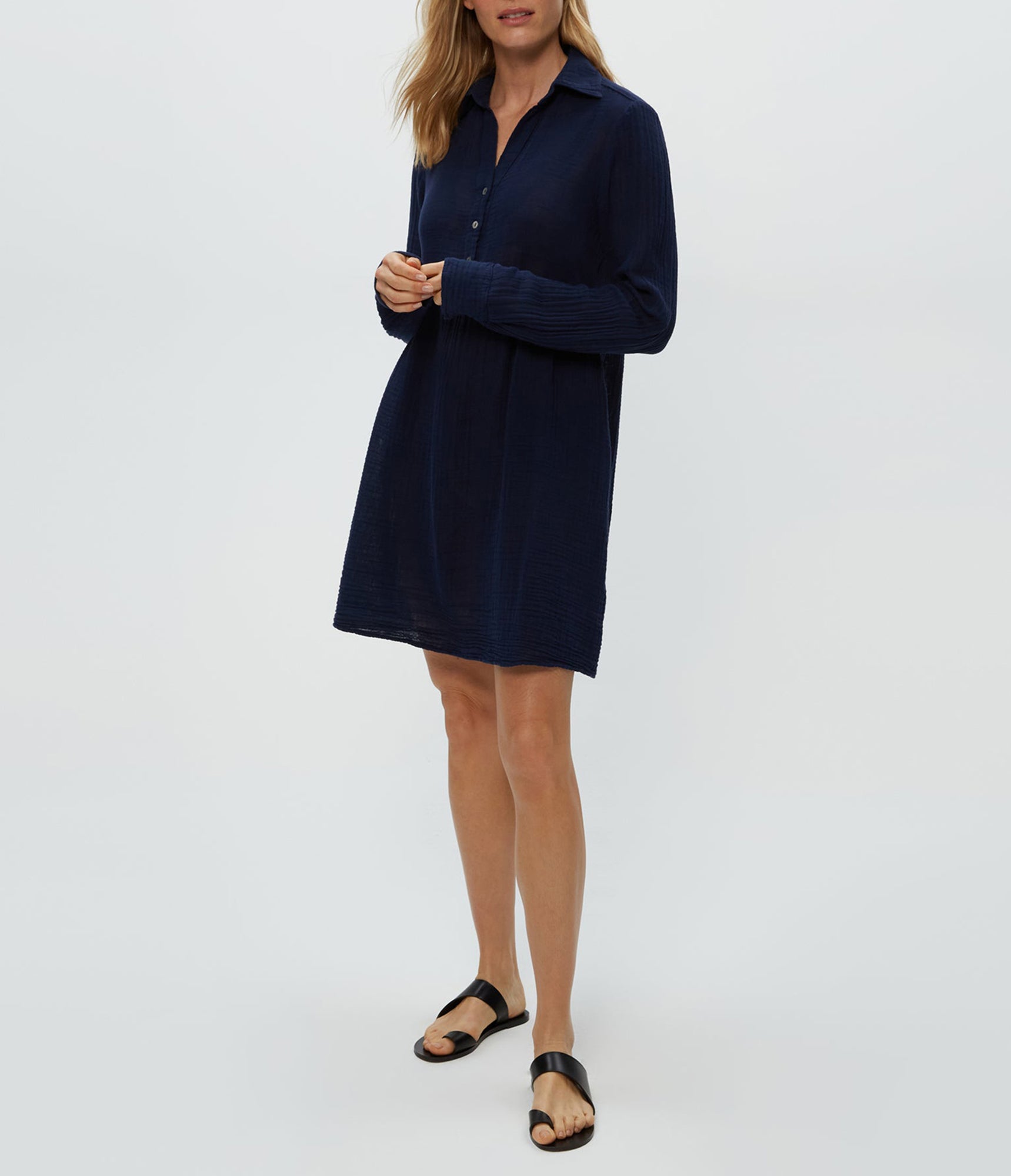 Kimberly Shirt Waist Dress | Nocturnal