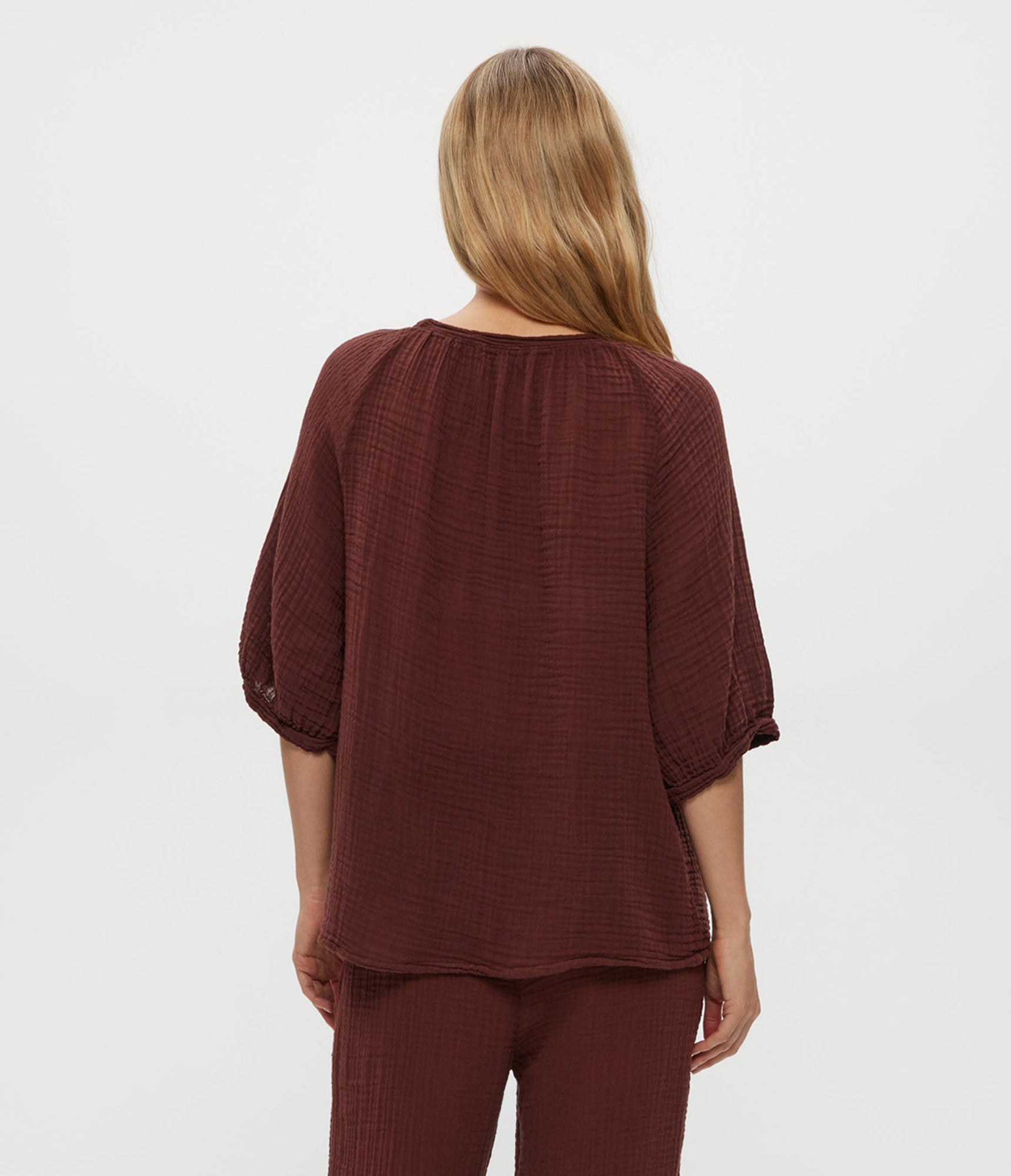 Jane Puff Sleeve Top | Espresso