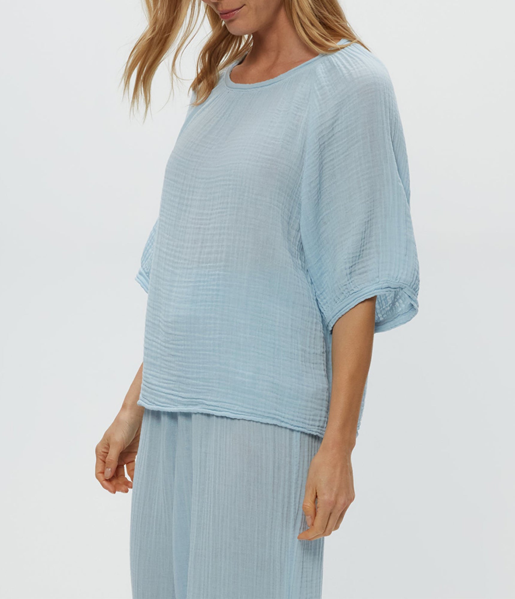 Jane Puff Sleeve Top | Fountain