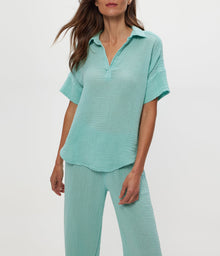 Gigi Gauze Popover Top | Serene