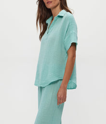 Gigi Gauze Popover Top | Serene