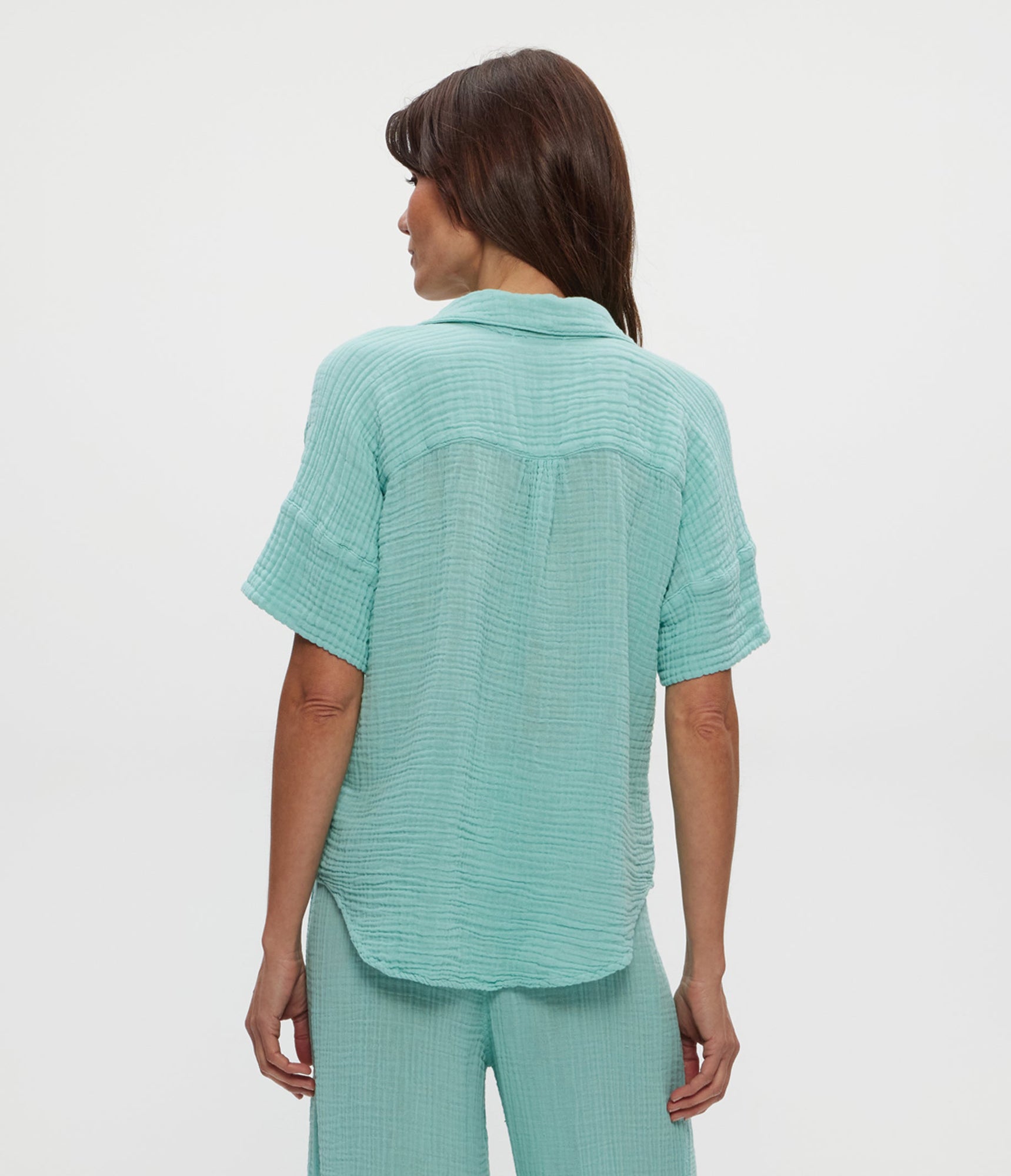 Gigi Gauze Popover Top | Serene