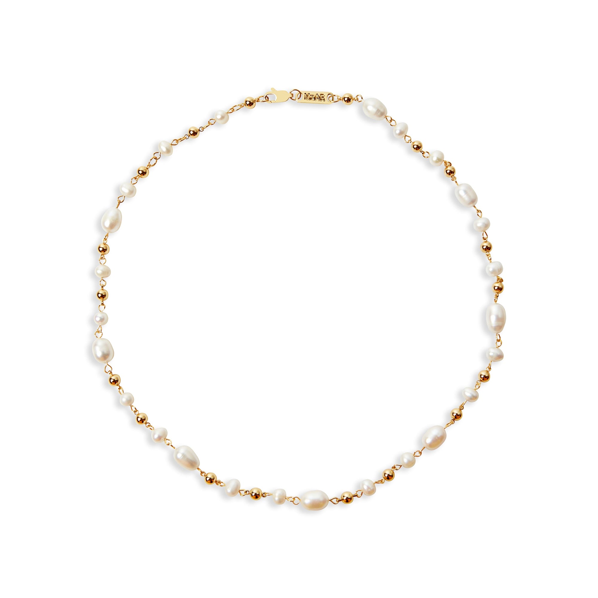 gold pearl necklace