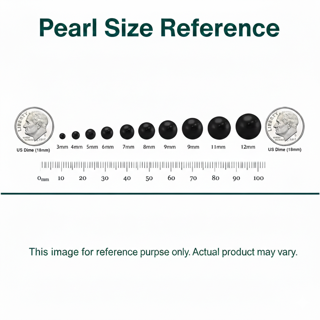Round Stud Earrings | 14K Yellow Gold | 1/10 Carat Lab Grown Diamond/Black Tahitian Pearl | 9mm - 10mm | G-SI