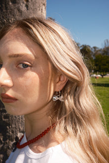 Farfalle Hoops | Silver