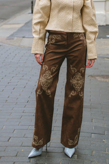 Seba Pants | Mahogany