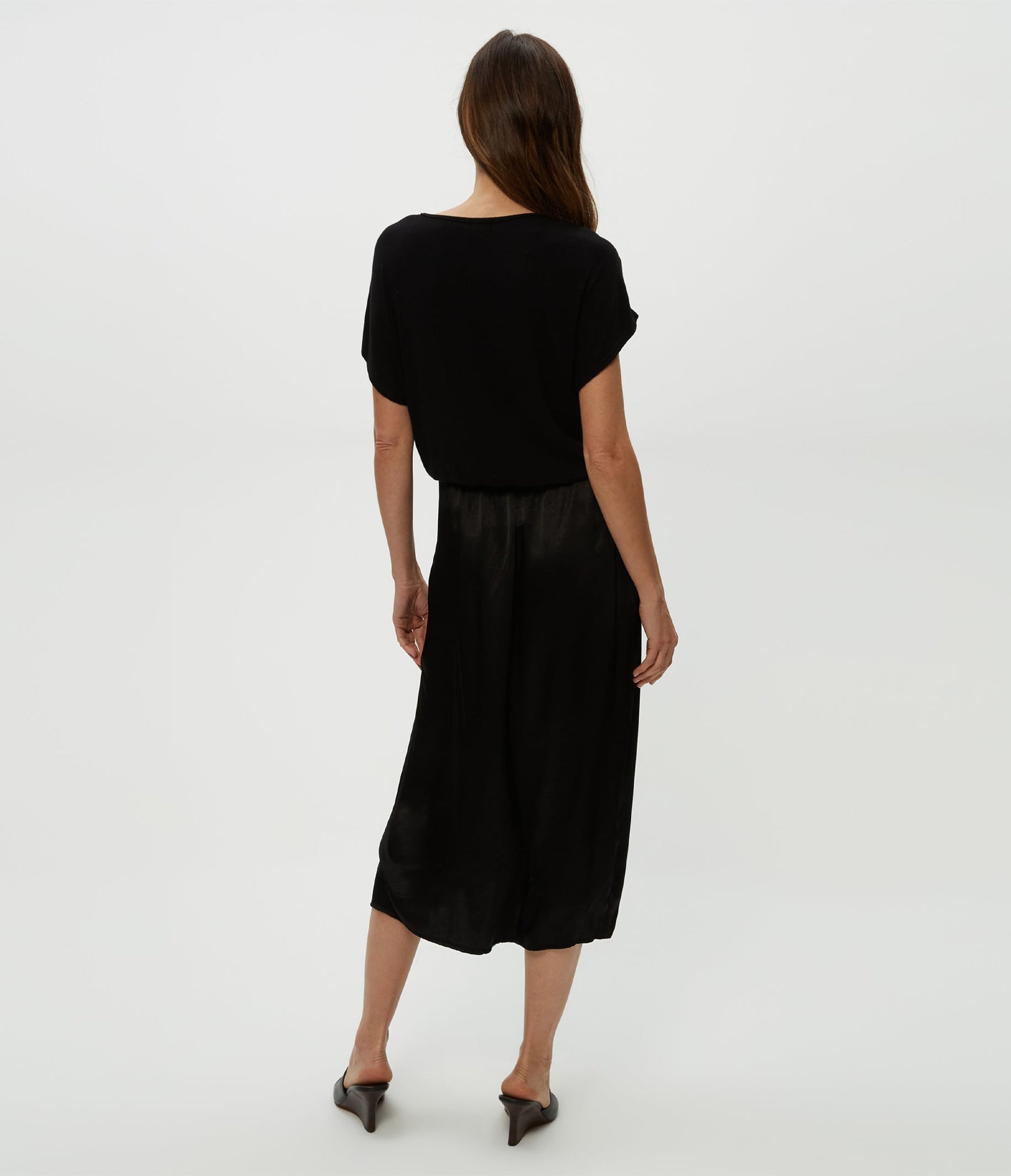 Siobhan Twist Front 2-in-1 Midi | Black