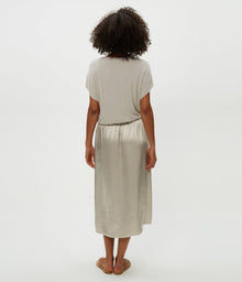 Siobhan Twist Front 2-in-1 Midi | Cement