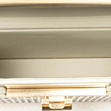 Bottega Veneta | Pre-Owned Crystal Embellished Canvas Daisey Crossbody | Brown/Light Beige