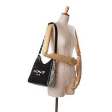 Balmain | Pre-Owned Canvas B-Army 26 Shoulder Bag | Black
