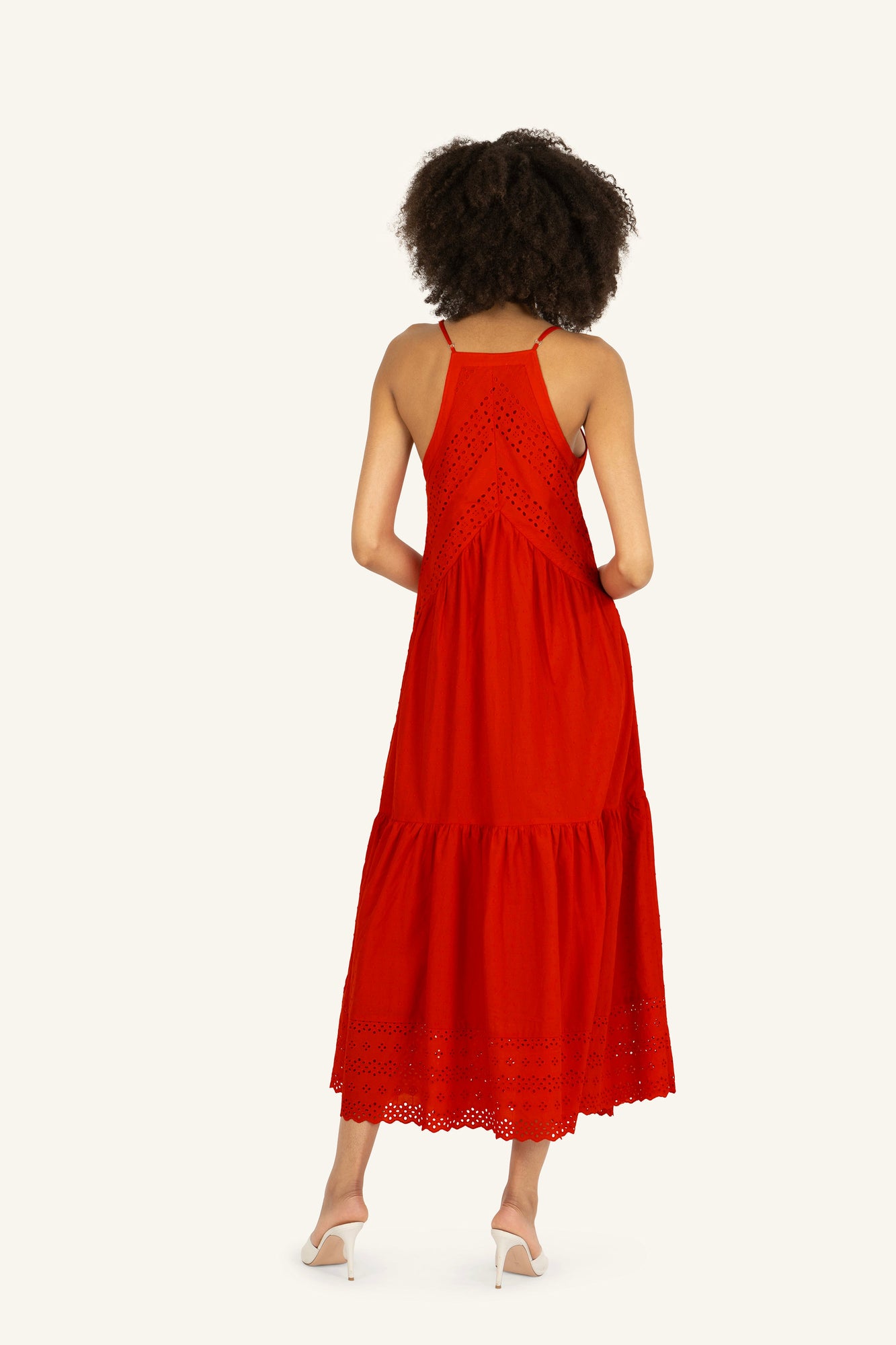 Daniella Dress | Cherry Red