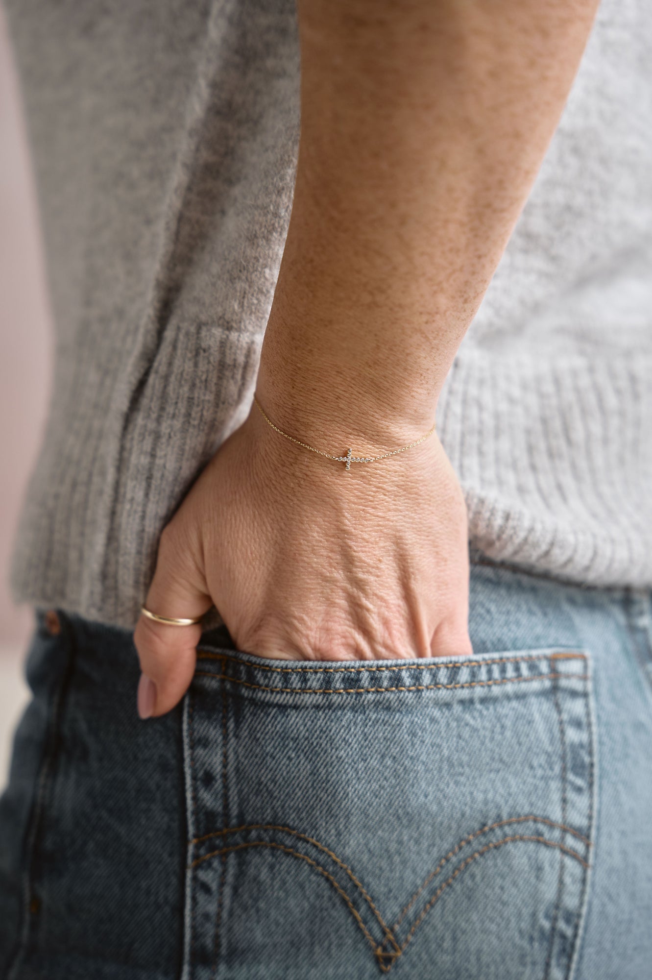 Harmony Bracelet | Clear Crystal | 14K Gold Plated