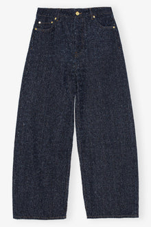 Dark Blue Textured Jeans | Rinse