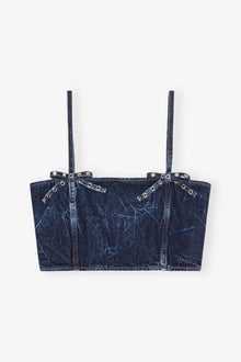Dark Strap Top | Mid Blue Stone