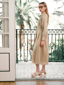 Rooftop Midi Dress | Tan