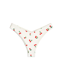 Delilah Cherries Bikini Bottom | Off White