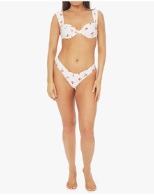 Delilah Cherries Bikini Bottom | Off White