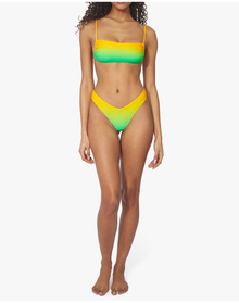 Delilah Gradient Bikini Bottom | Bright Green