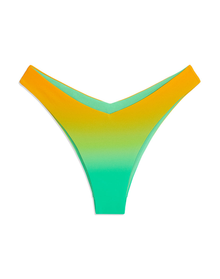 Delilah Gradient Bikini Bottom | Bright Green
