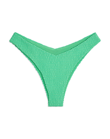 Delilah Smocking Bikini Bottom | Bright Green
