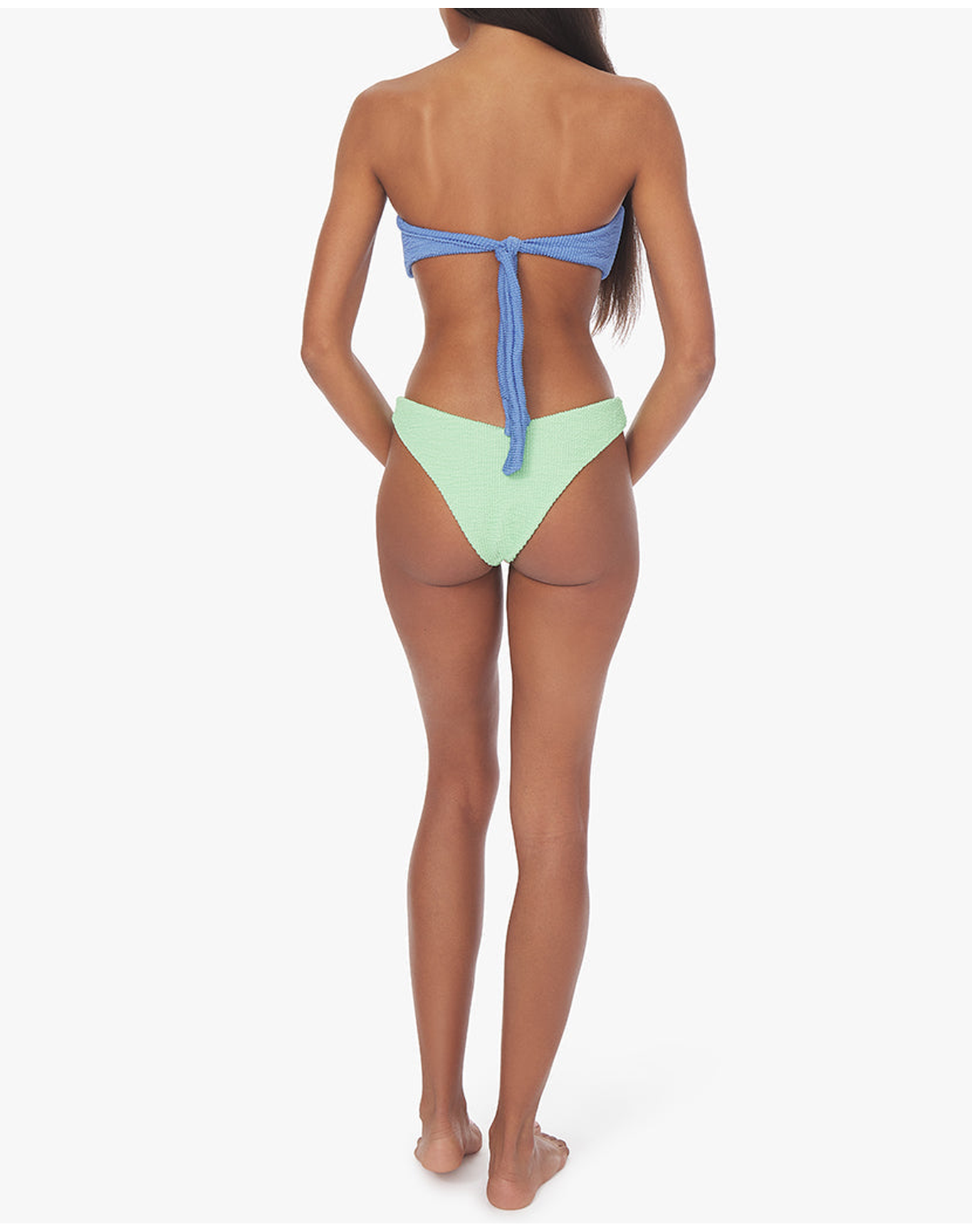 Delilah Spongie Seersucker Bikini Bottom | Mint