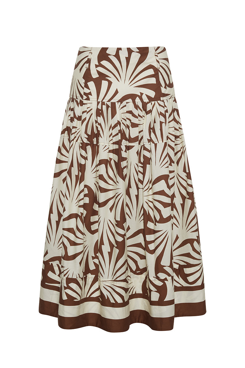 Diya Skirt | Catalina Khaki