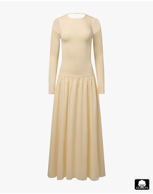 Drop Waist Maxi Dress | Ivory