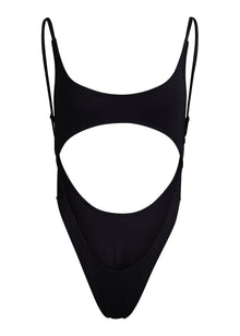 Dynamo One Piece Swimsuit | Dark Seas Black