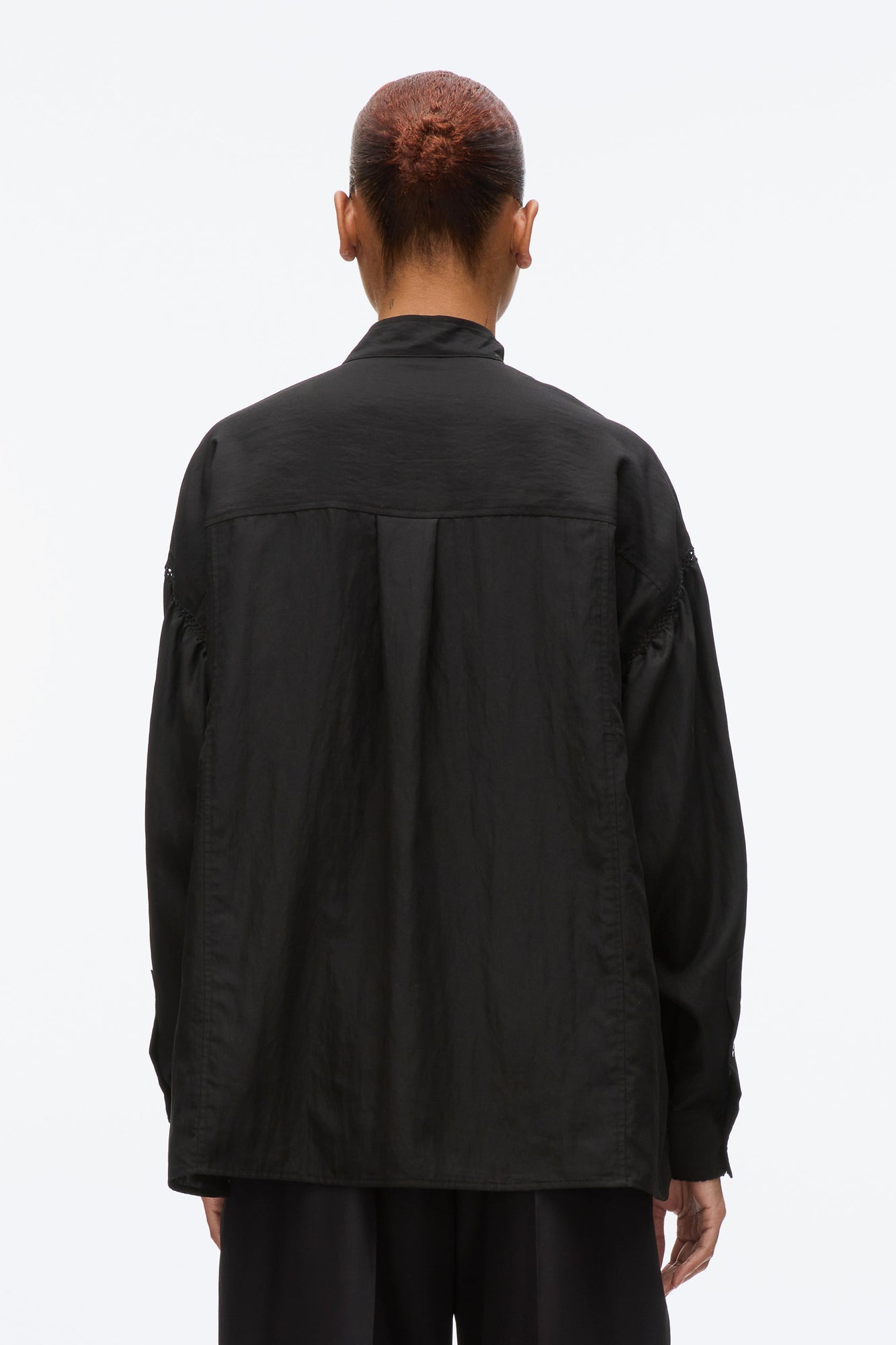 Tie Neck Blouse | Black